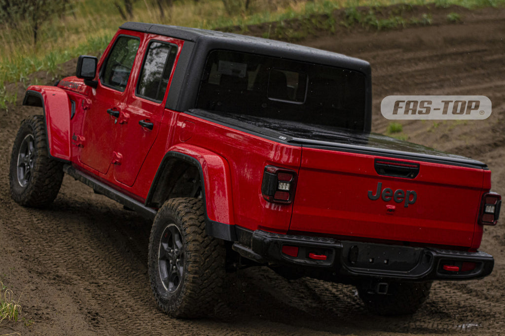 FAS-Top Traveler Sport stowed beneath tonneau