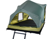entrance view of the forest color rev x rooftop tent