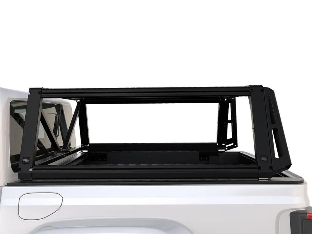 Side View Of The Installed Front Runner Jeep Gladiator Pro Bed Rack