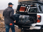 Front Runner Ford F150 Pro Bed Rack Installed Rear View