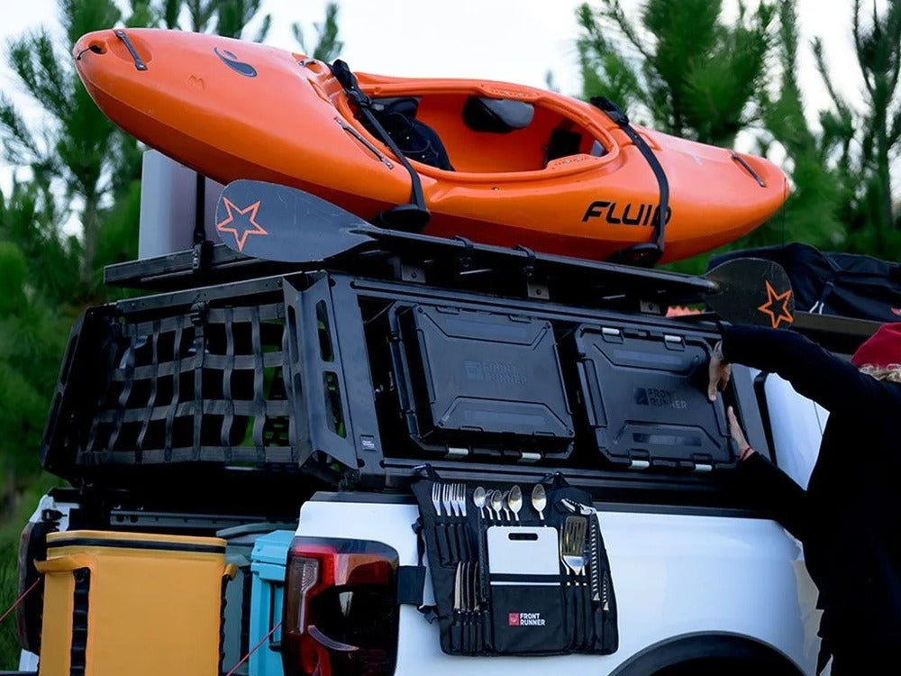 Front Runner Ford F150 Pro Bed Rack With Mounted Accessories