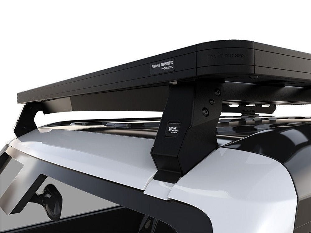 Close Up Front View Of The Front Runner Slimline II Ford Bronco Roof Rack