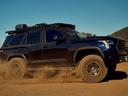 Side View Of The Mounted Front Runner Slimline II Toyota Sequoia Roof Rack