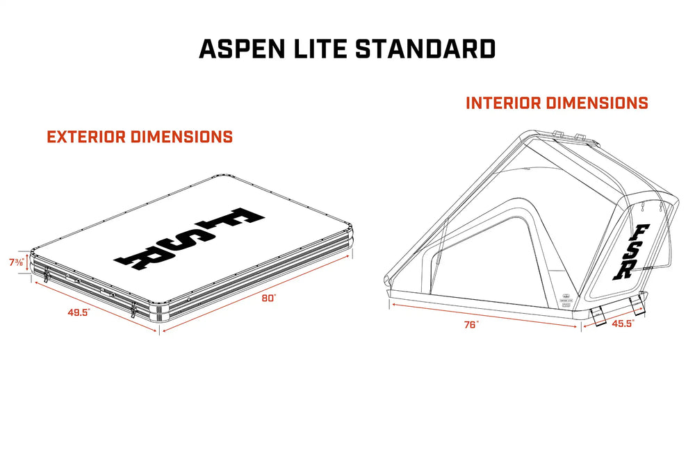 Aspen Lite Standard V3 - Rooftop Tent
