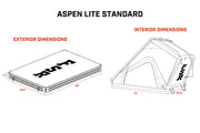 Aspen Lite Standard V3 - Rooftop Tent