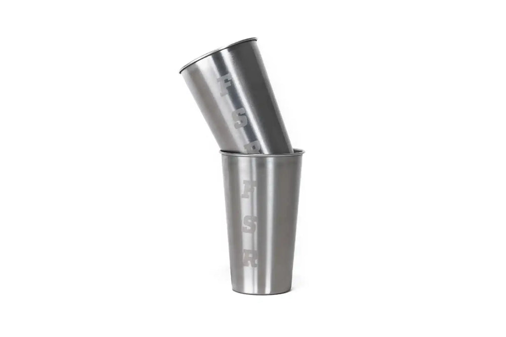Stainless Steel 16oz Camp Cups (4)