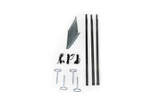 Hub 6XL pop-up tent components rainfly poles stakes and accessories view