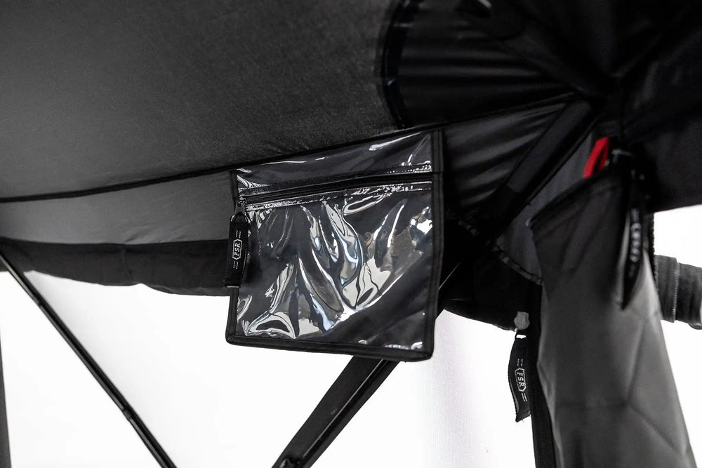 FSR Hub 6XL interior storage pocket and gear organization detail