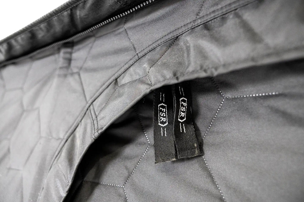 FSR Hub 6XL pop-up tent heavy-duty zipper detail close-up