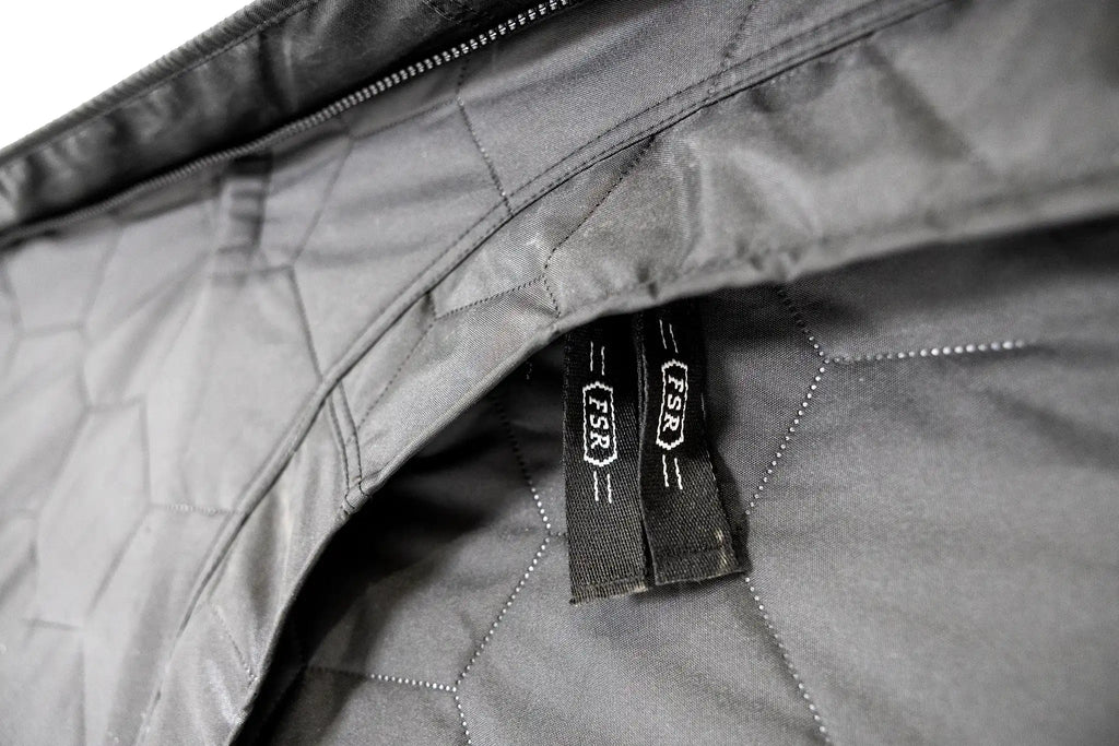 FSR Hub 6XL pop-up tent heavy-duty zipper detail close-up