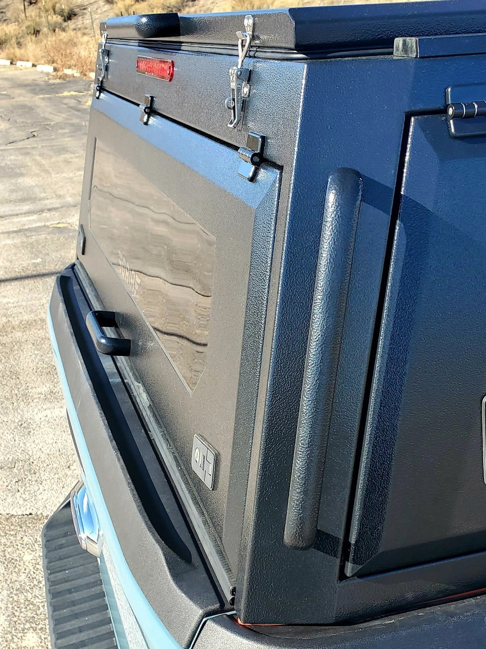 Close Up View Of The GAIA Campers Ford Maverick Truck Cap