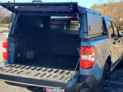 GAIA Campers Ford Maverick Truck Cap Mounted With Opened Doors