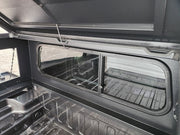 Rear View Window Of The GAIA Campers  Gladiator Shadow Top Truck Cap