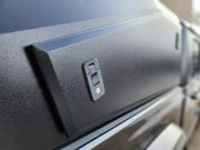 Close Up View Of The GAIA Campers  Gladiator Shadow Top Truck Cap Side Door