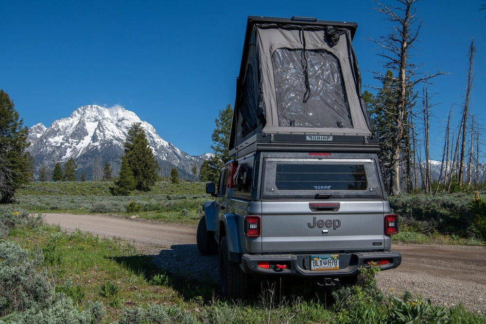 Rear View Of The GAIA Campers Jeep Gladiator Camper