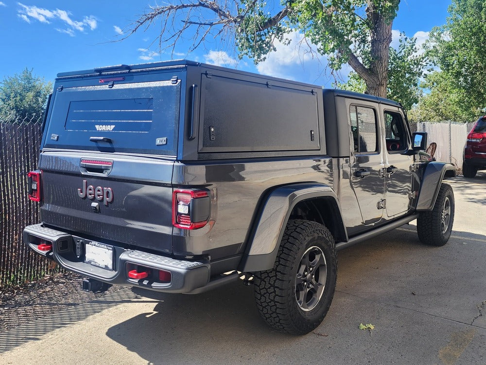 Back Side Of The GAIA Campers Jeep Gladiator Truck Cap