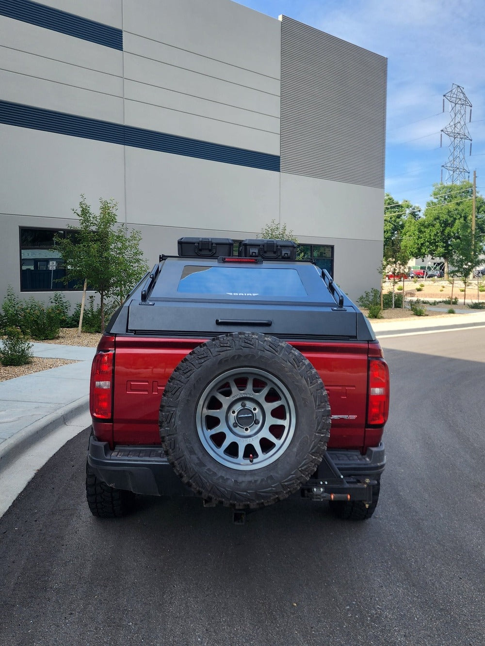 GAIA Campers Tacoma Shadow Top Truck Cap Back View