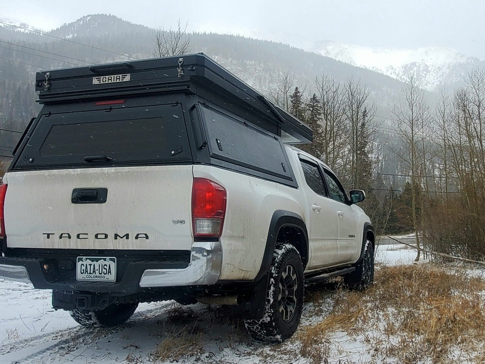 GAIA Campers Toyota Tacoma Camper Rear View