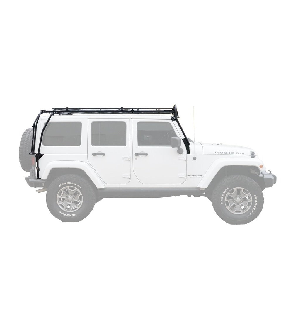 GOBI Ranger Jeep JKU Roof Rack Mounted Side View