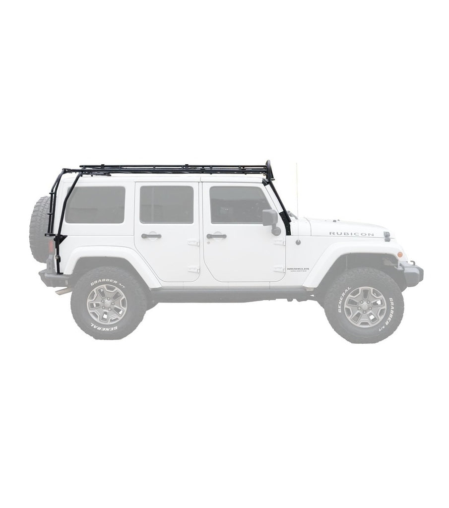 GOBI Ranger Jeep JKU Roof Rack Mounted Side View