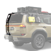 Prinsu Lexus GX550 Roof Rack Ladder installed on rear hatch hero shot