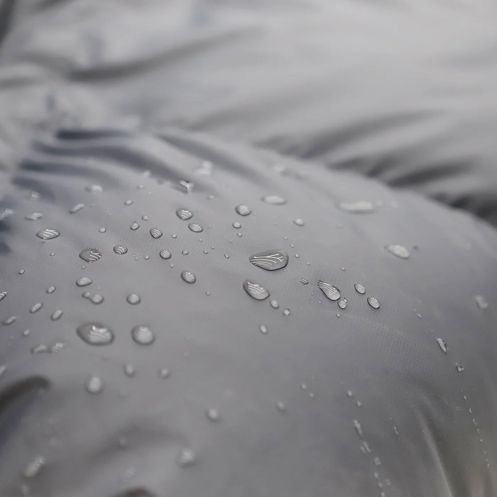 Image showing the water resistant material of the RTT blanket from iKamper