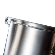 Side view of the ikamper cooking set pot