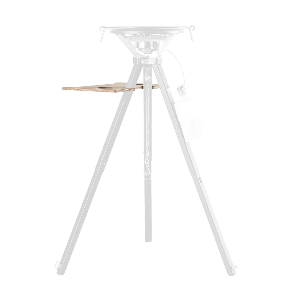 The iKamper Disco Table highlighted with the disco tripod