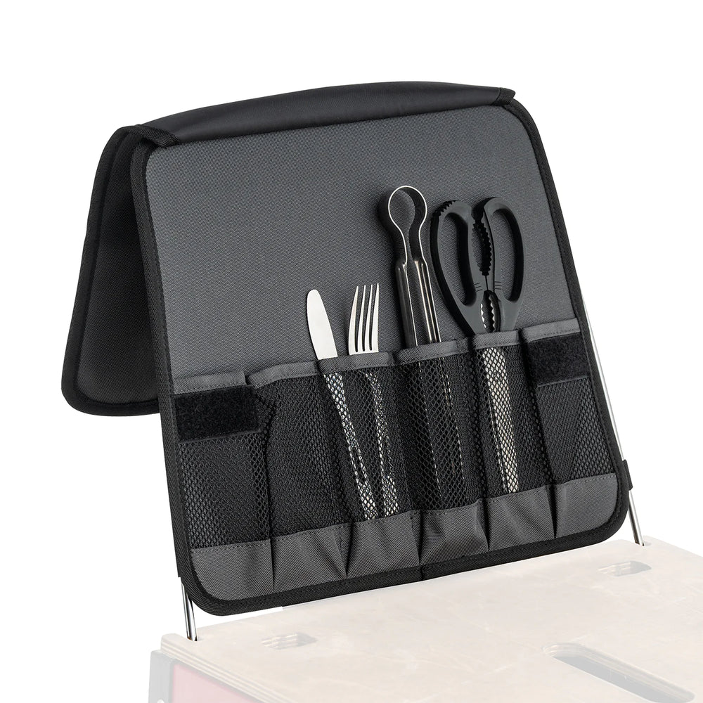 Image showing utensils and scissors packed in the utensil rack