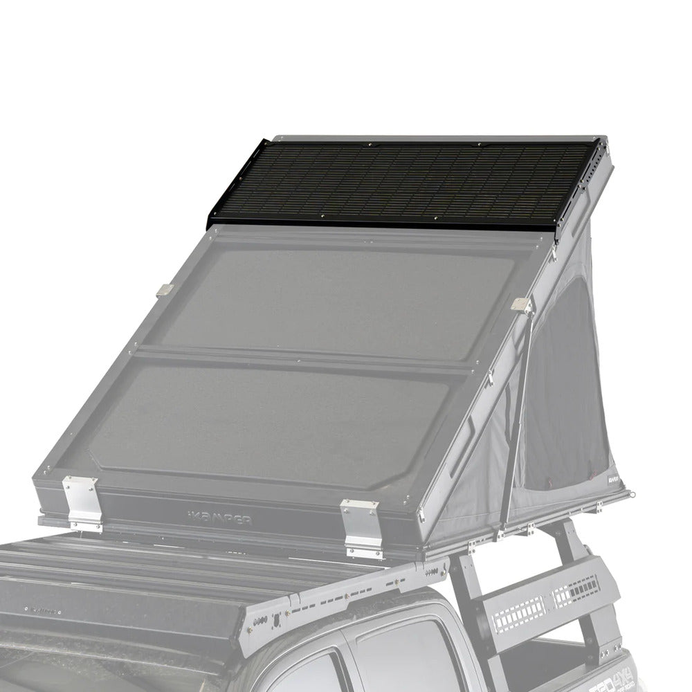 iKamper BDV Solar Panel Mounted On An Open Tent