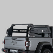 iKamper Jeep Gladiator Raconteur Bed Rack Full Height Rear View