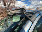 52" Curved LED Light Bar Roof Brackets Kit For 2007-2021 Toyota Tundra