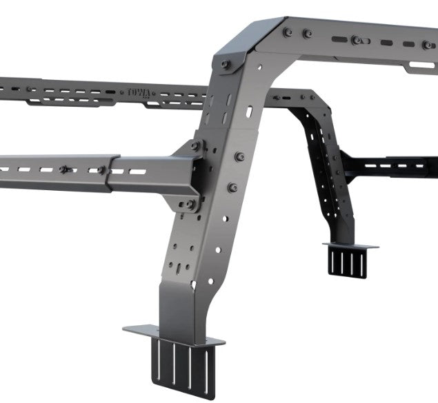 Tuwa Pro 4CX Series Shiprock Height Adjustable Bed Rack for Jeep Gladiator