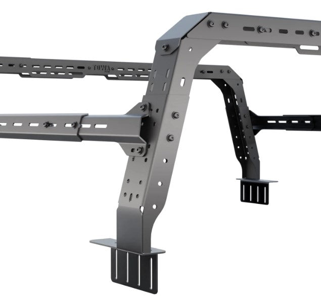 Tuwa Pro 4CX Series Shiprock Height Adjustable Bed Rack For Toyota Tacoma
