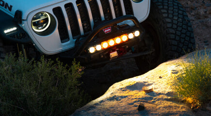 KC Hilites FLEX LED Light Bar Mounted 