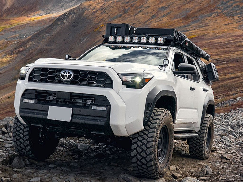 Front Runner 6th Gen 4Runner Slimline II Roof Rack Kit components and hardware