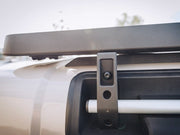 feet of the Leitner Designs ACS Roof Rack 3/4 Platform Ineos Grenadier 2024+