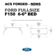 leitner bed rack f150 dimensions