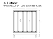 Leitner Designs ACS Truck Bed Platform Rack 5' Long