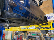 CBI LX570 Rock Sliders Mounted Bottom View