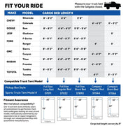 Napier Sportz Truck Tent Specifications
