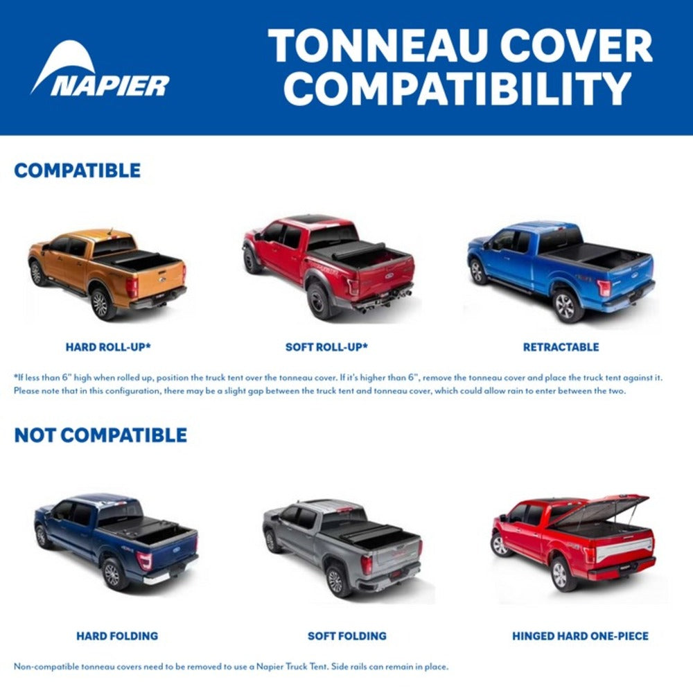 Napier Sportz Truck Tent Tonneau Cover Compatibility