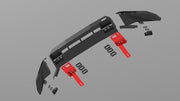 NYTOP Lexus GX550 Front Hybrid Bumper Parts Underside