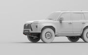 NYTOP Lexus GX550 Front Hybrid Bumper Side View Render