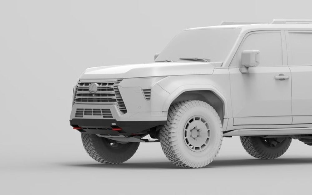 NYTOP Lexus GX550 Front Hybrid Bumper Render Side