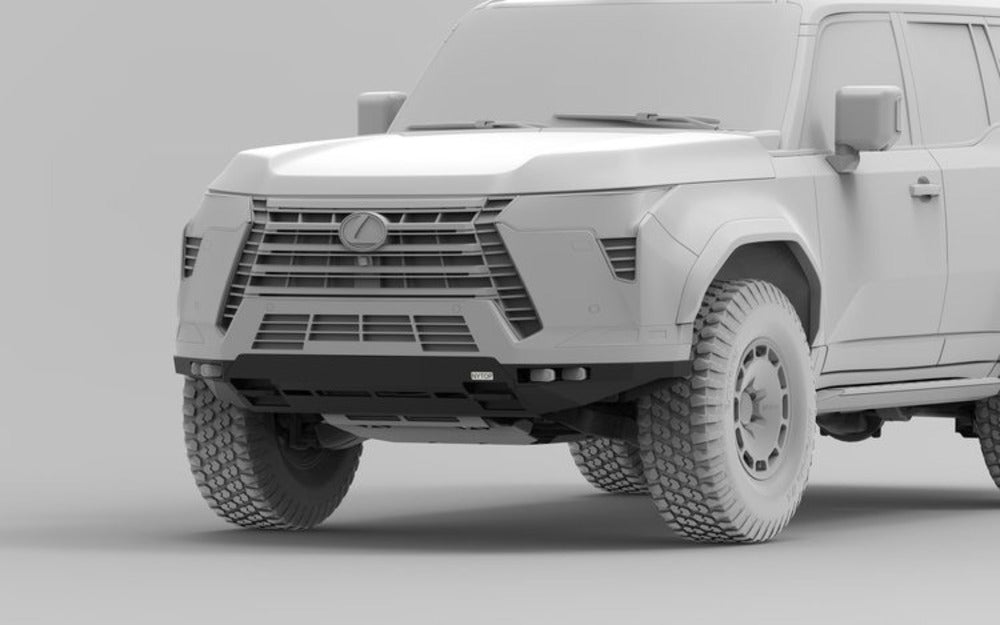 NYTOP Lexus GX550 Front Hybrid Bumper Steel Render