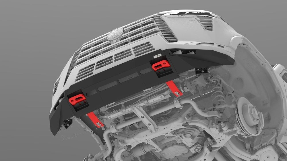 NYTOP Lexus GX550 Front Hybrid Bumper Underside Render