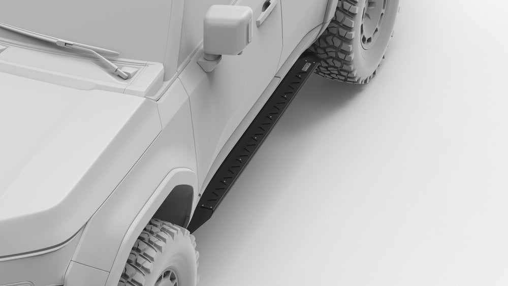 NYTOP Lexus GX550/Toyota Land Cruiser Rock Sliders Top View Render