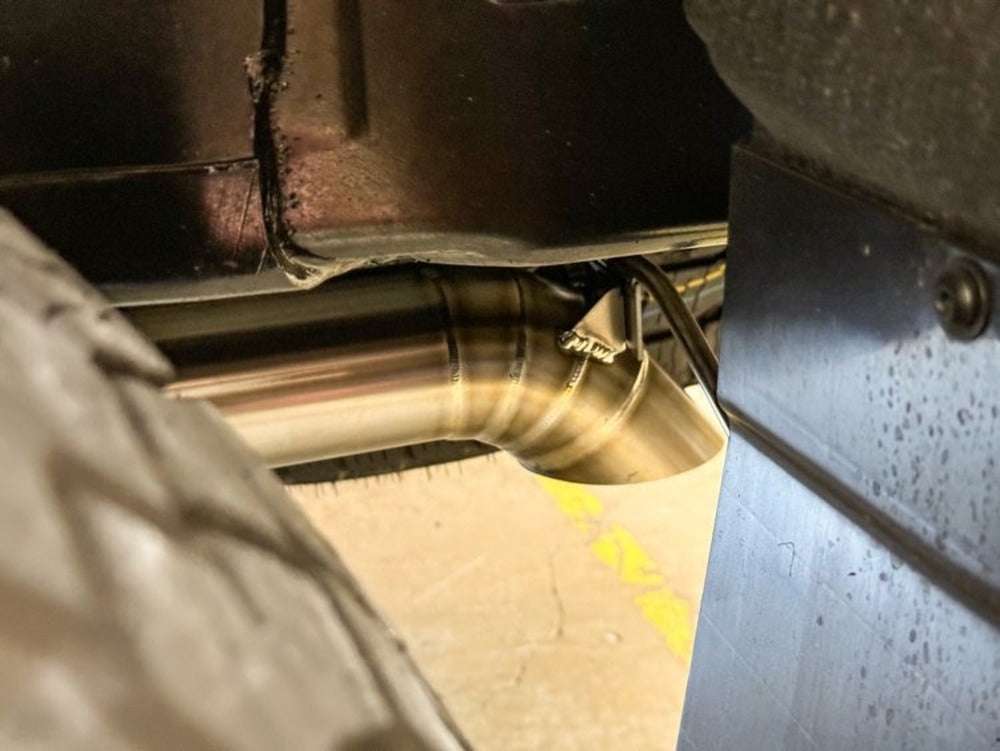 NYTOP Lexus GX550/Toyota Land Cruiser Titanium Axle Dump Exhaust Installed