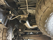 NYTOP Lexus GX550/Toyota Land Cruiser Titanium Axle Dump Exhaust Rear View